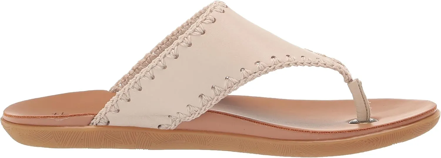 The Sak Women's Leather Shana Thong Crochet, Flip Flop Sandals, Summer Open Toe Shoes