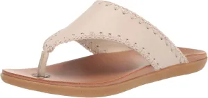 The Sak Women's Leather Shana Thong Crochet, Flip Flop Sandals, Summer Open Toe Shoes