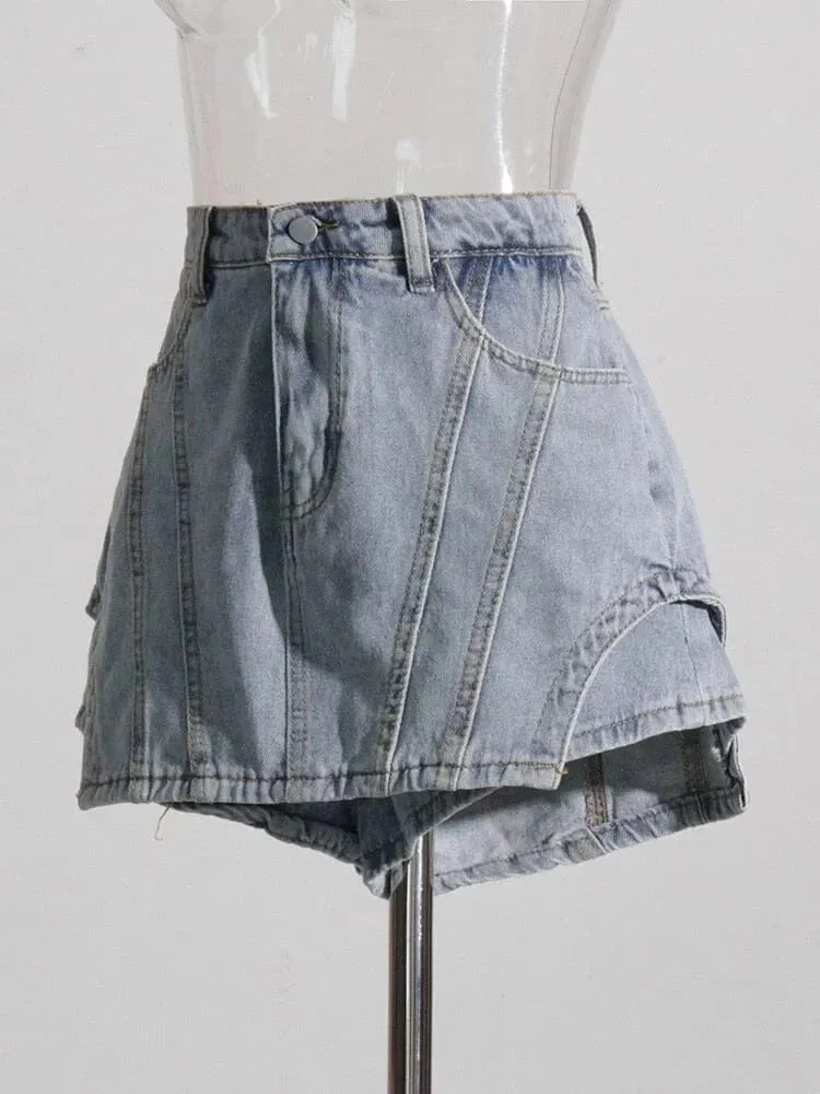 The Shelby High Waist Denim Shorts  - Multiple Colors