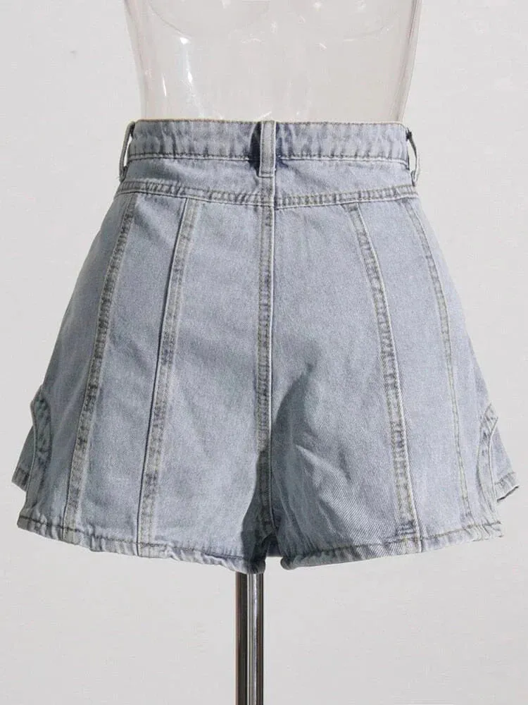 The Shelby High Waist Denim Shorts  - Multiple Colors