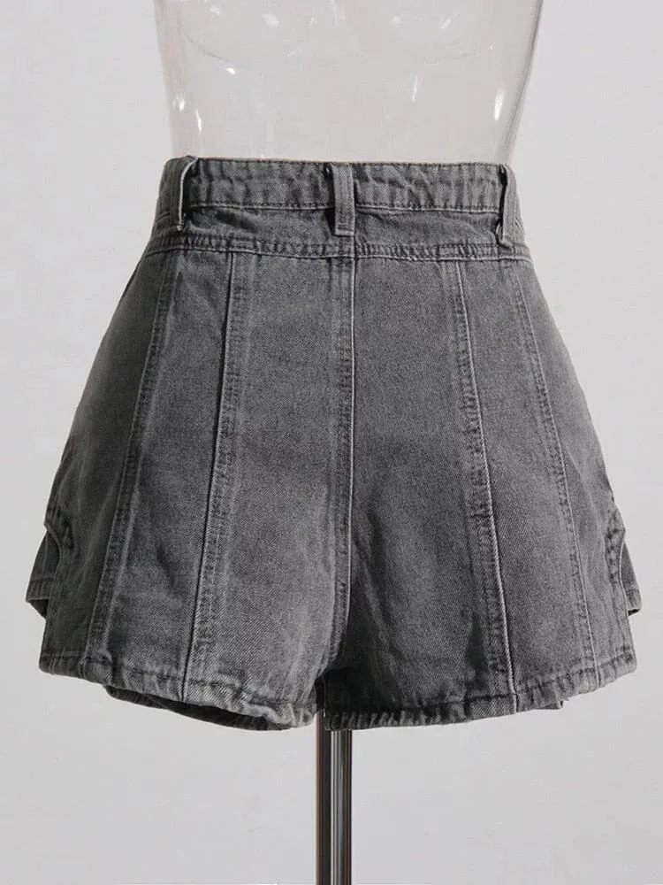 The Shelby High Waist Denim Shorts  - Multiple Colors