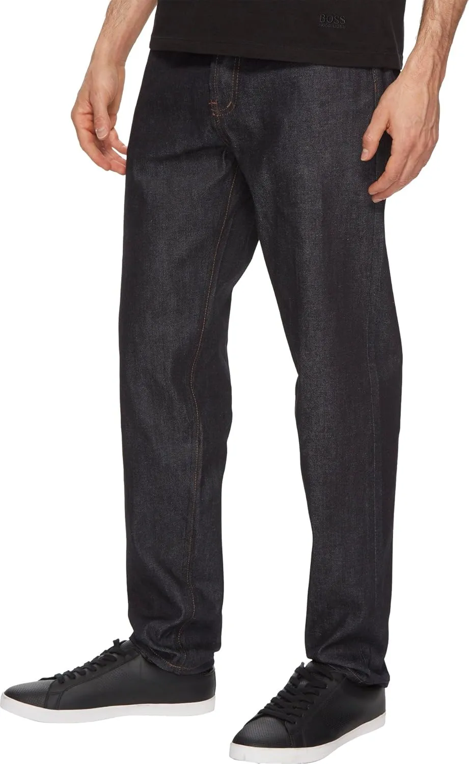 The Unbranded Brand Men's Ub622 Relaxed Tapered Fit 11oz Indigo Stretch Selvedge Denim