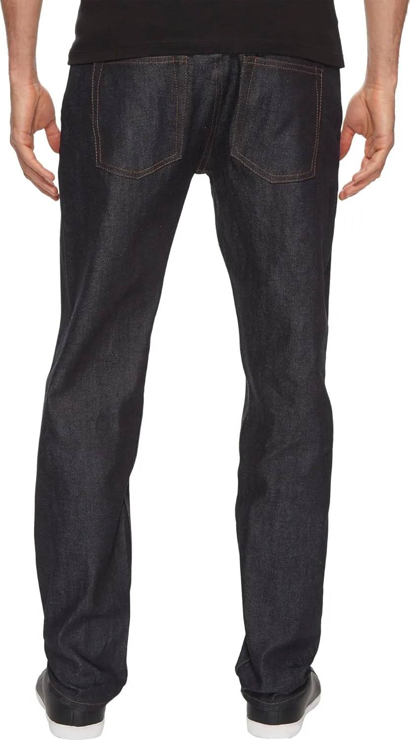 The Unbranded Brand Men's Ub622 Relaxed Tapered Fit 11oz Indigo Stretch Selvedge Denim