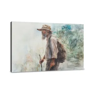 The Wanderer's Rustic Canvas