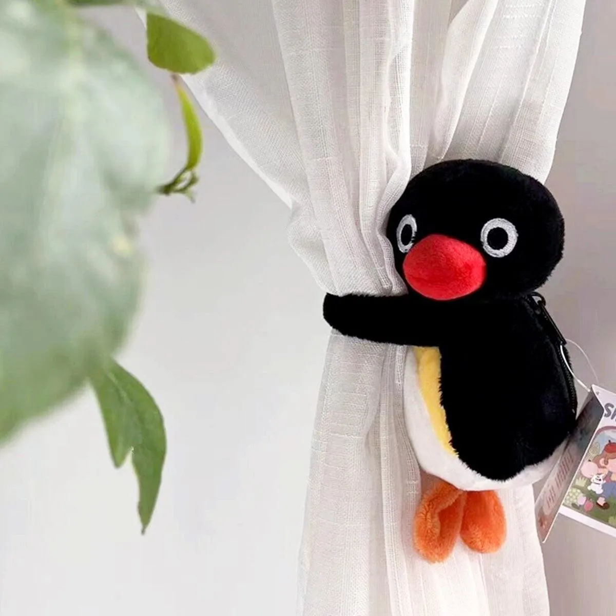 themeisles Pingu Penguin Plush Toy Belt Bag
