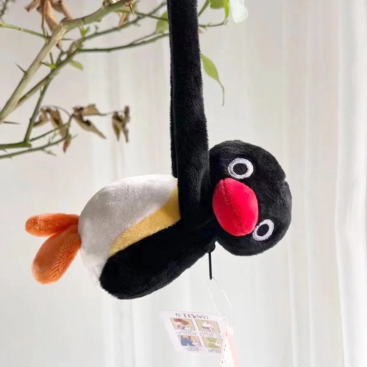 themeisles Pingu Penguin Plush Toy Belt Bag