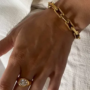 Thick Chain Link Bracelet