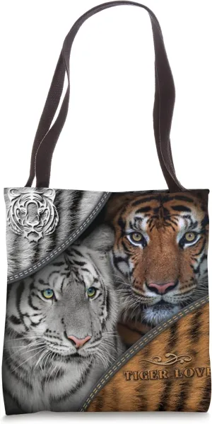 Tiger-Fur-Opposition For Tiger Lover Tote Bag