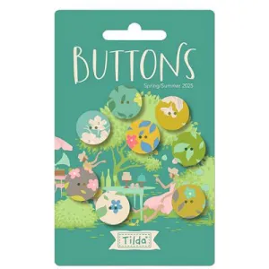 Tilda Sunday Brunch Buttons 0.63in (16mm) 8pcs