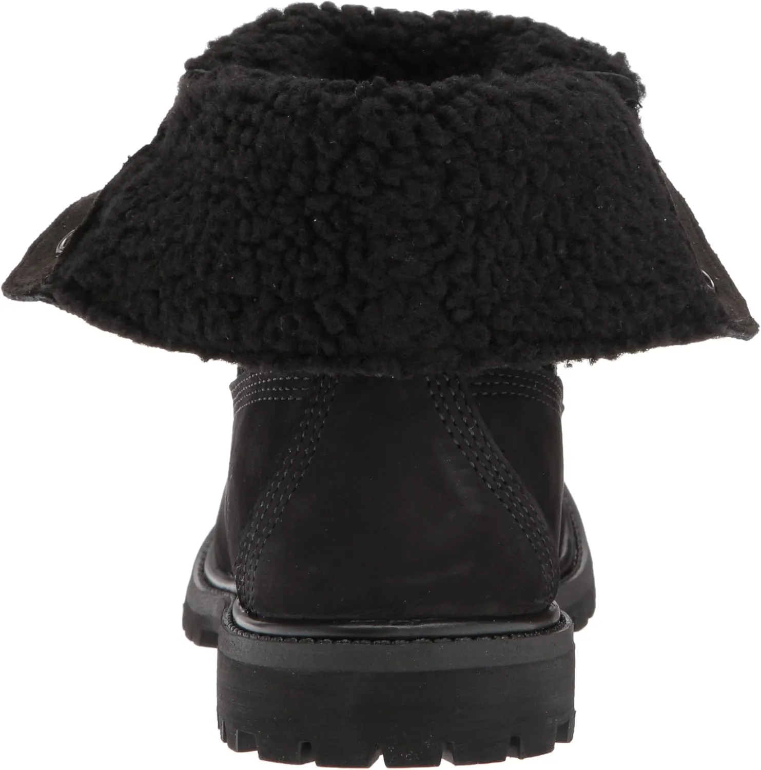 Timberland Women's Authentics Teddy Fleece Waterproof Fold-Down Nubuck Boot