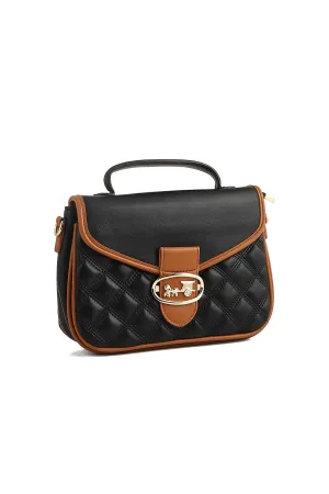 Top Handle Hand Bags B14920-Black