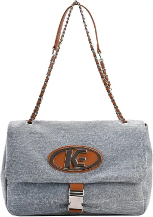 Tote Bag For Woman, Fashion Denim Fabric Chain Bag, Crossbody/Hand/SingleBag Options