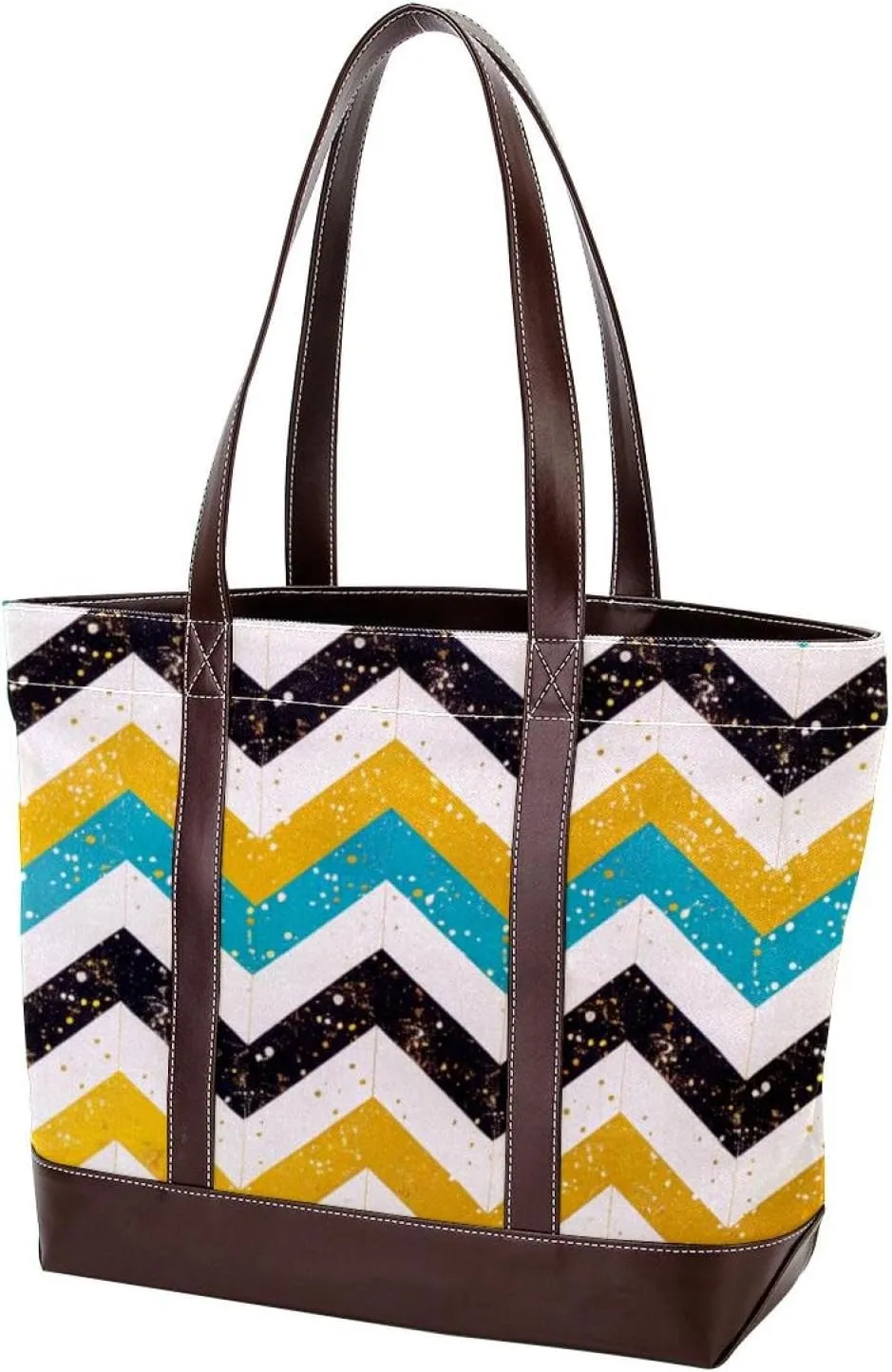Tote Bags, Large Tote Bag, Women's Tote Handbags, Modern Blue Art Basketball Pattern, Womens Tote Bags for Work