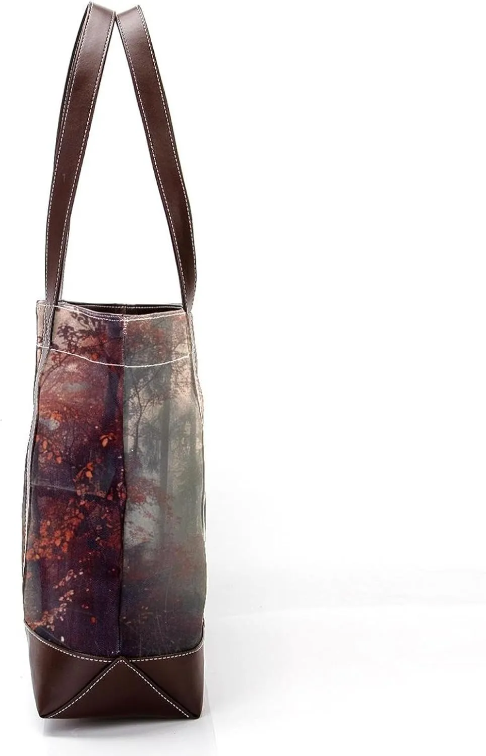 Tote Bags, Large Tote Bags for Women, Tote Bag with Zipper, Landscape Autumn Forest Path, Tote Bags Women