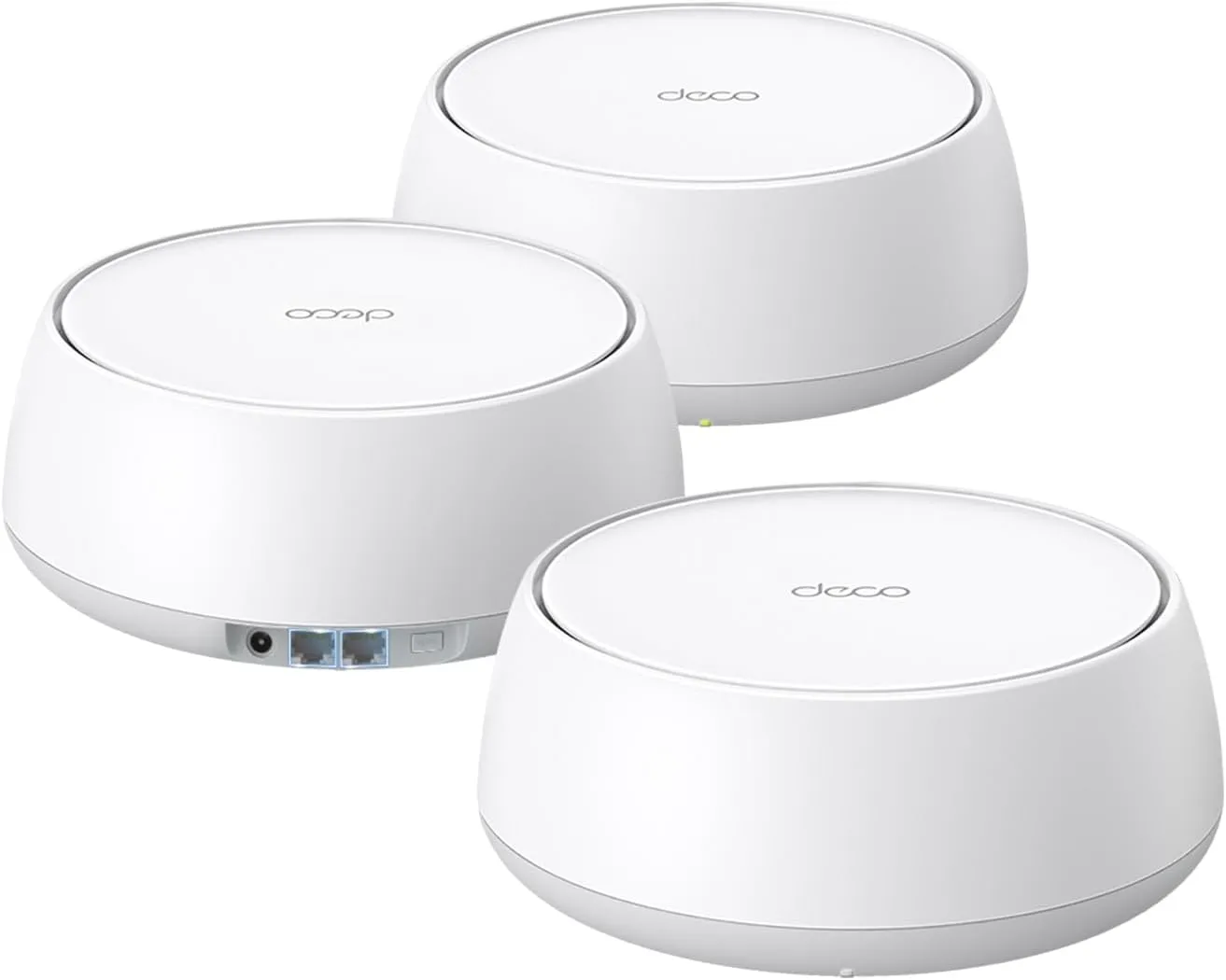 TP-Link Dual-Band BE3600 WiFi 7 Mesh Wi-Fi System (Deco BE23) | 4-Stream 3.6 Gbps | 160 Mhz Channels | Covers up to 6,500 Sq.Ft | 2× 2.5G Ports Wired Backhaul | VPN,MLO,AI-Roaming, HomeShield (3-Pack)