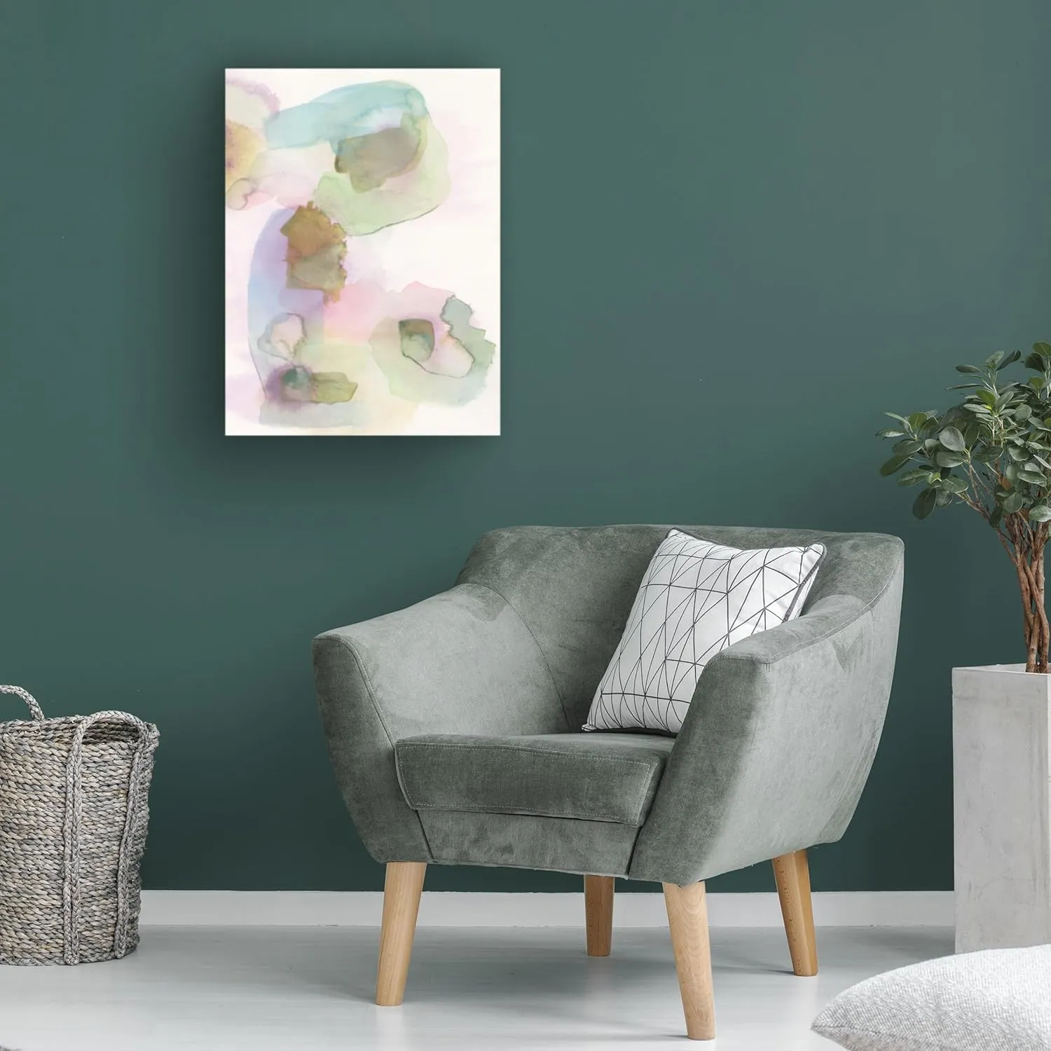 Trademark Fine Art Canvas Wall Art - Jodi Fuchs 'Delighted II' Wall Art for Living Room, Bedroom, or Office Décor