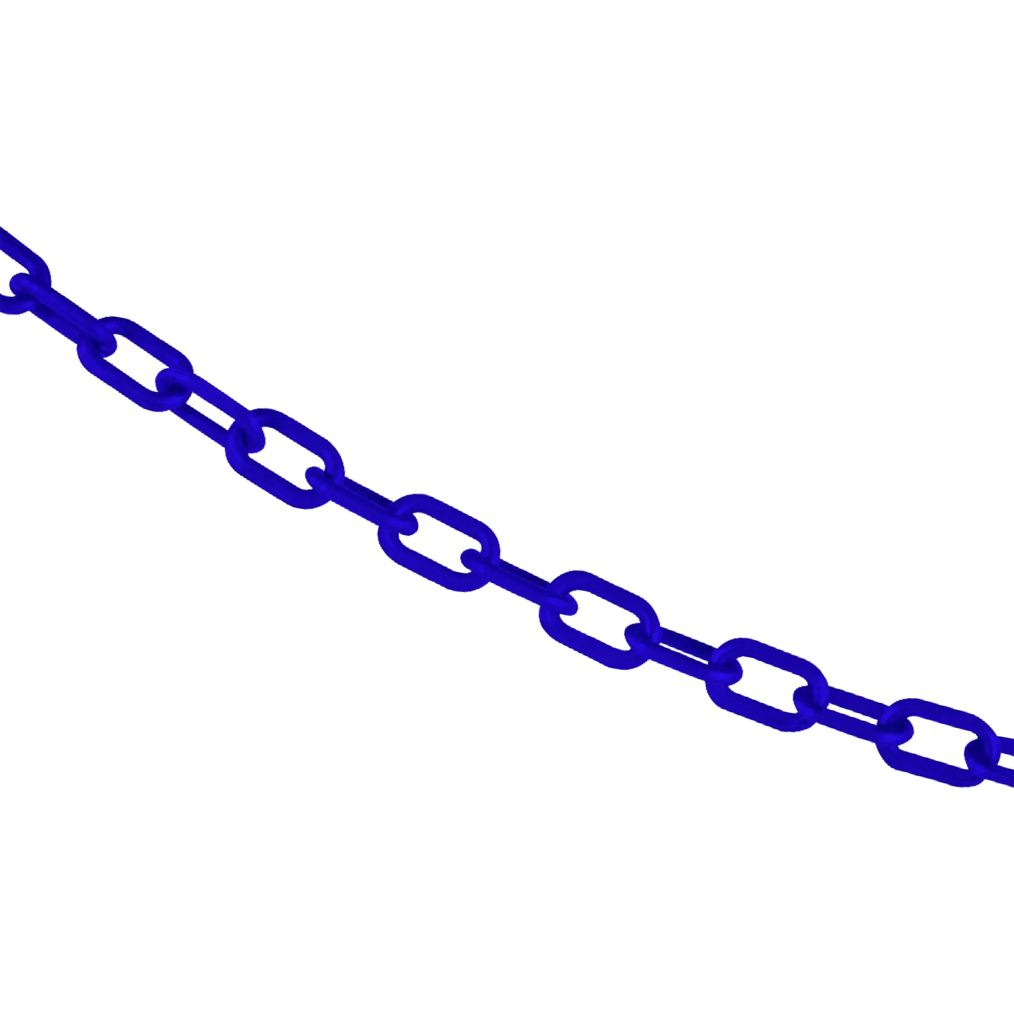Traffic Blue Plastic Chain