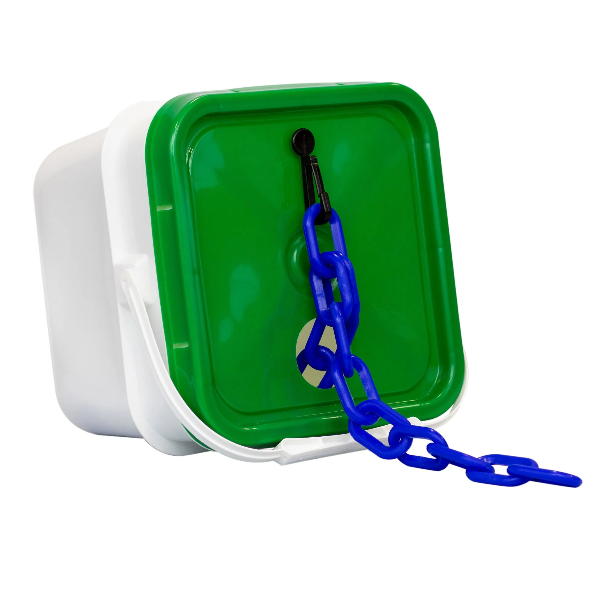 Traffic Blue Plastic Chain