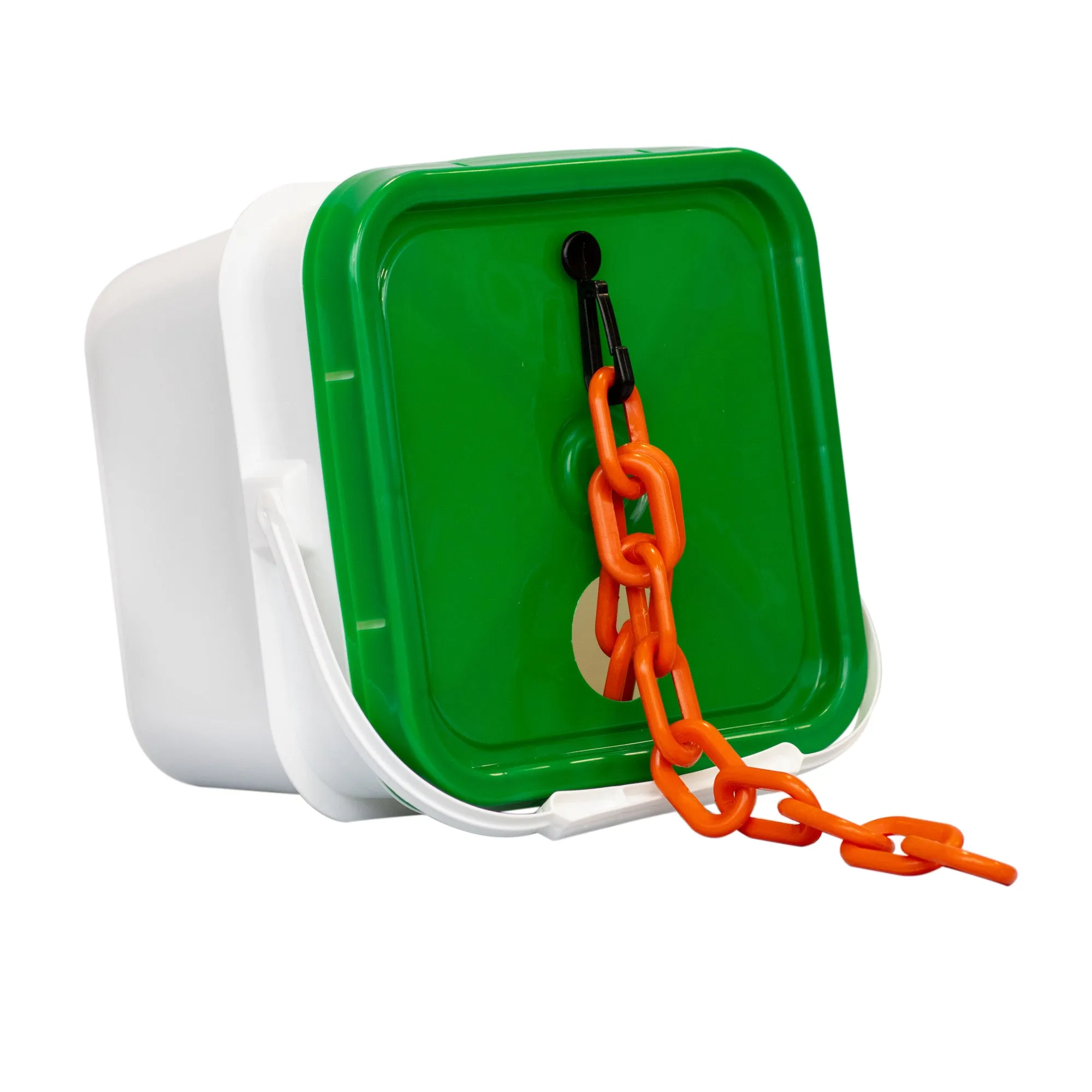 Traffic Orange Plastic Chain