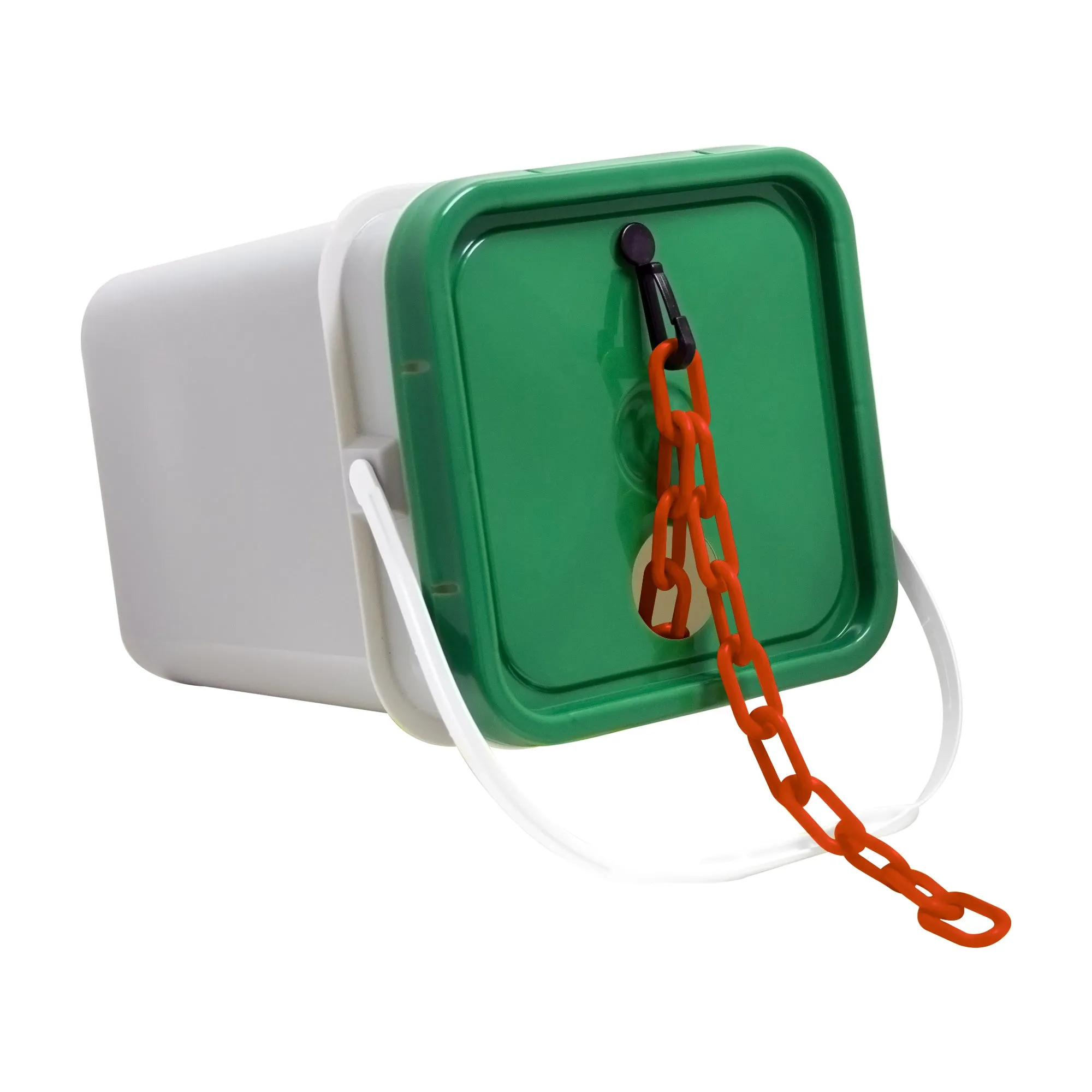Traffic Orange Plastic Chain
