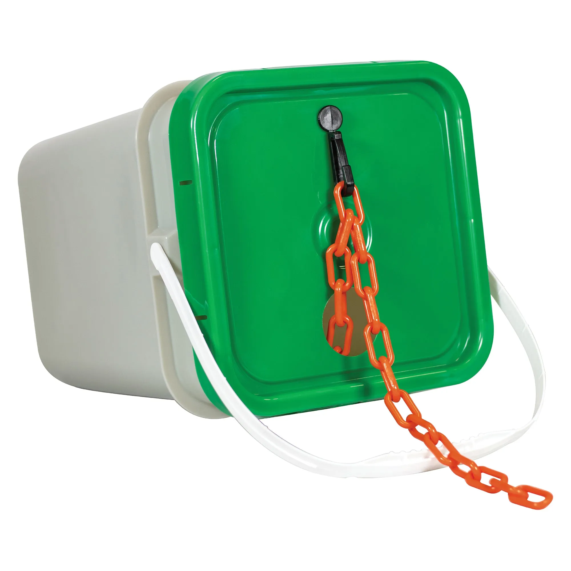Traffic Orange Plastic Chain