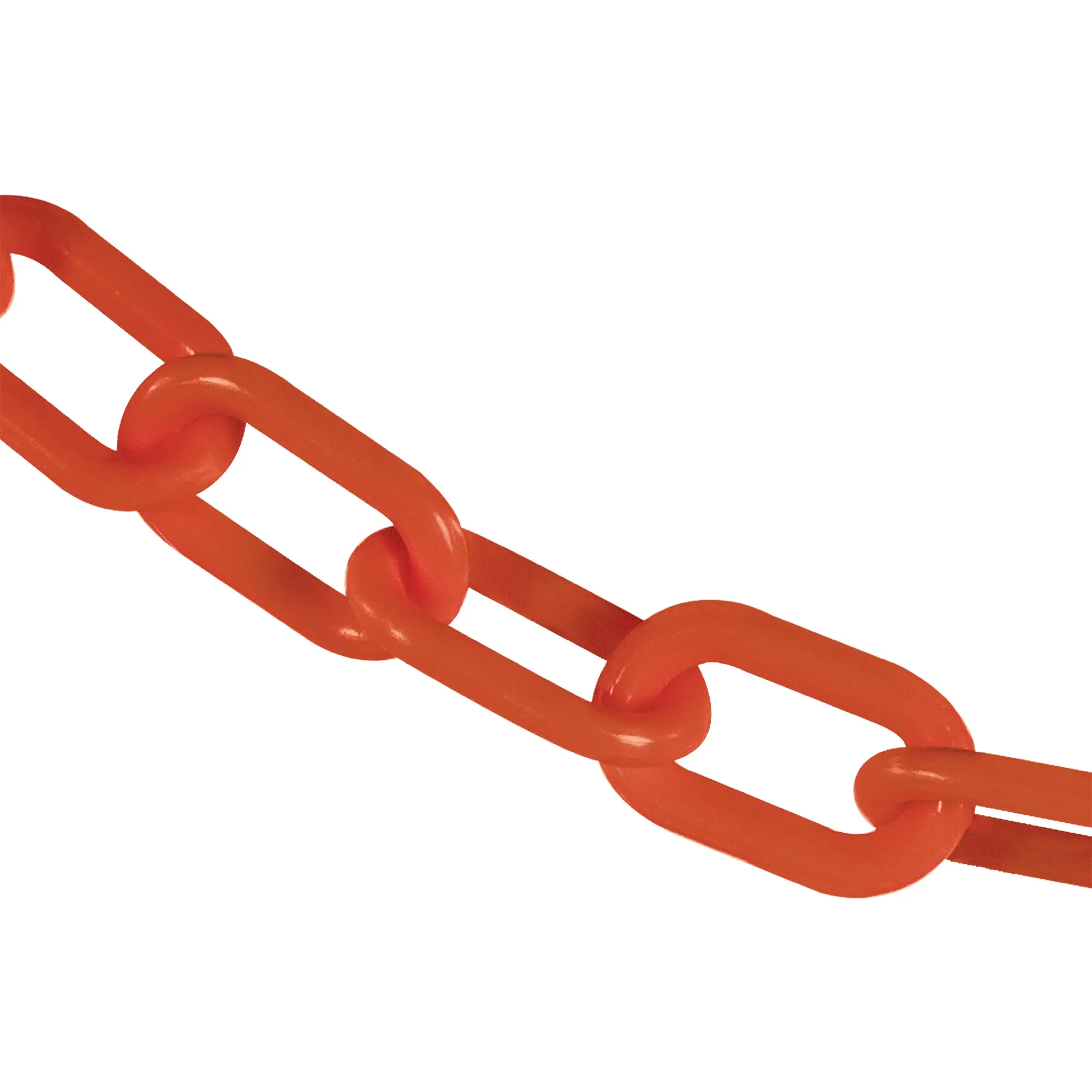 Traffic Orange Plastic Chain