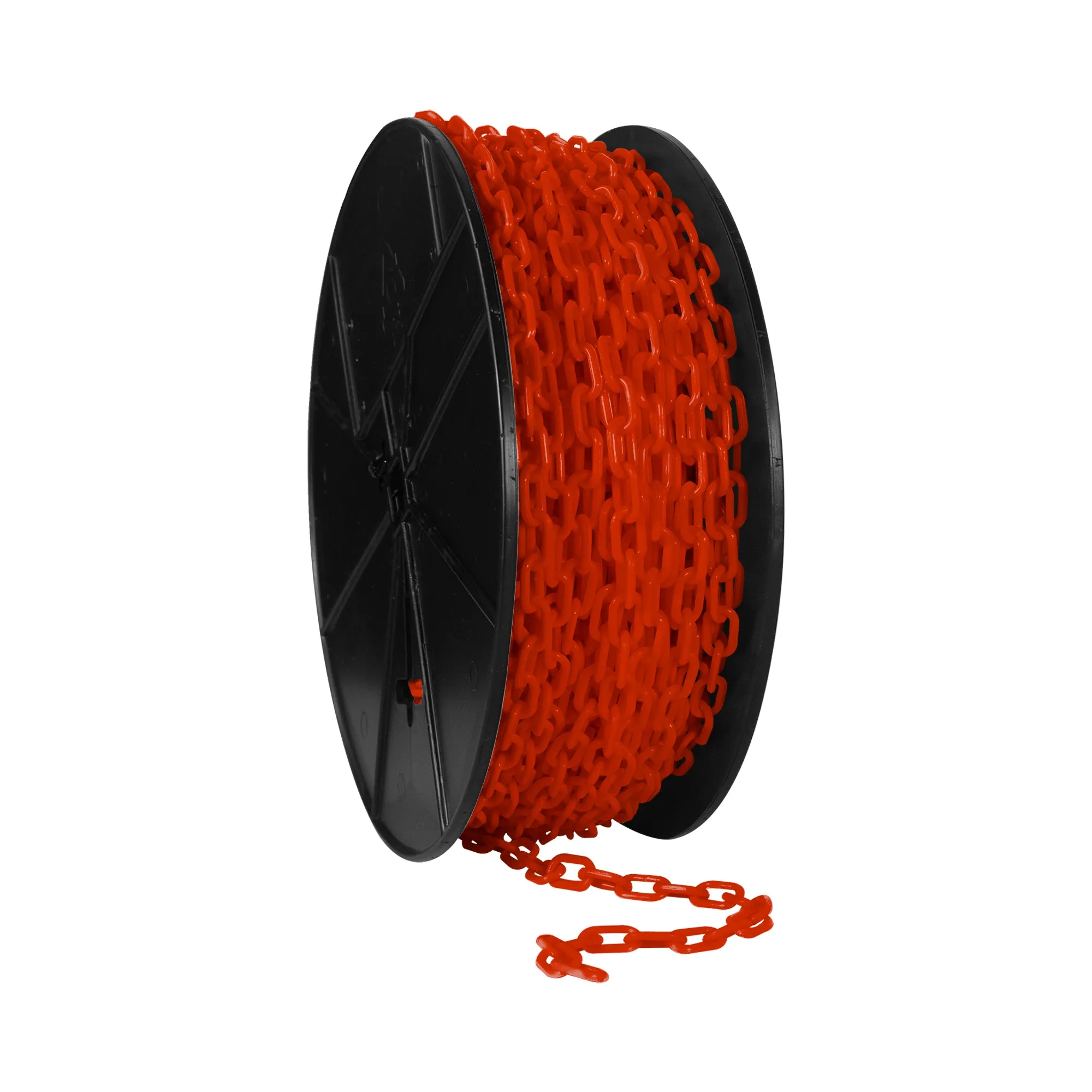 Traffic Orange Plastic Chain