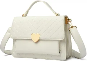 Travistar Crossbody Bags for Women - Small Cross Body Purse Leather Top-handle Handbags Trendy Shoulder Bag Satchel Purses
