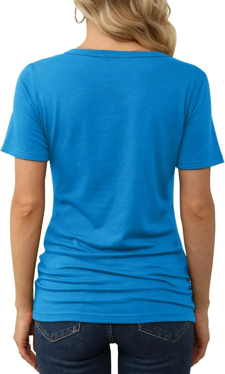 Trendy Tshirts for Women Lined Going Out Crop Tops 2025 Spring Summer Workout Clothes Beach Fashion