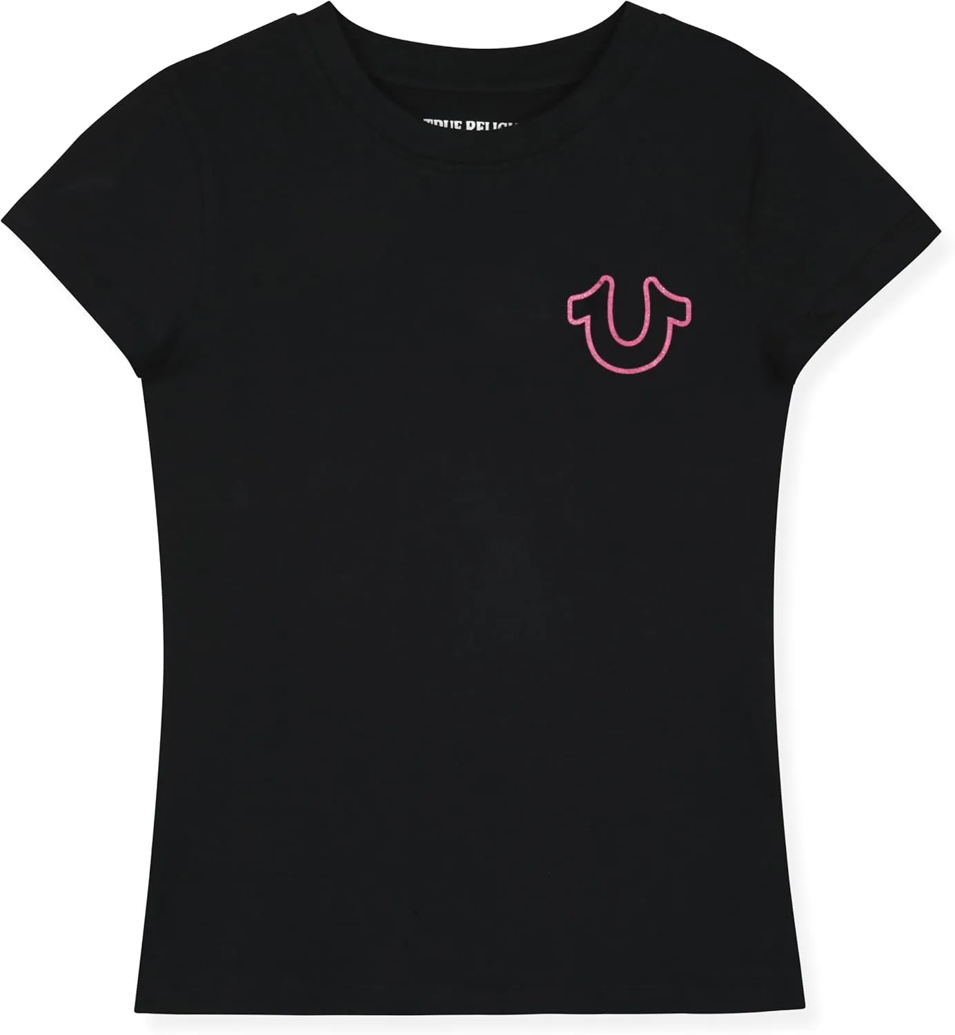 True Religion Girls Short Sleeve Tee Shirt with Embelishments - Soft and Comfortable Girls T-Shirts