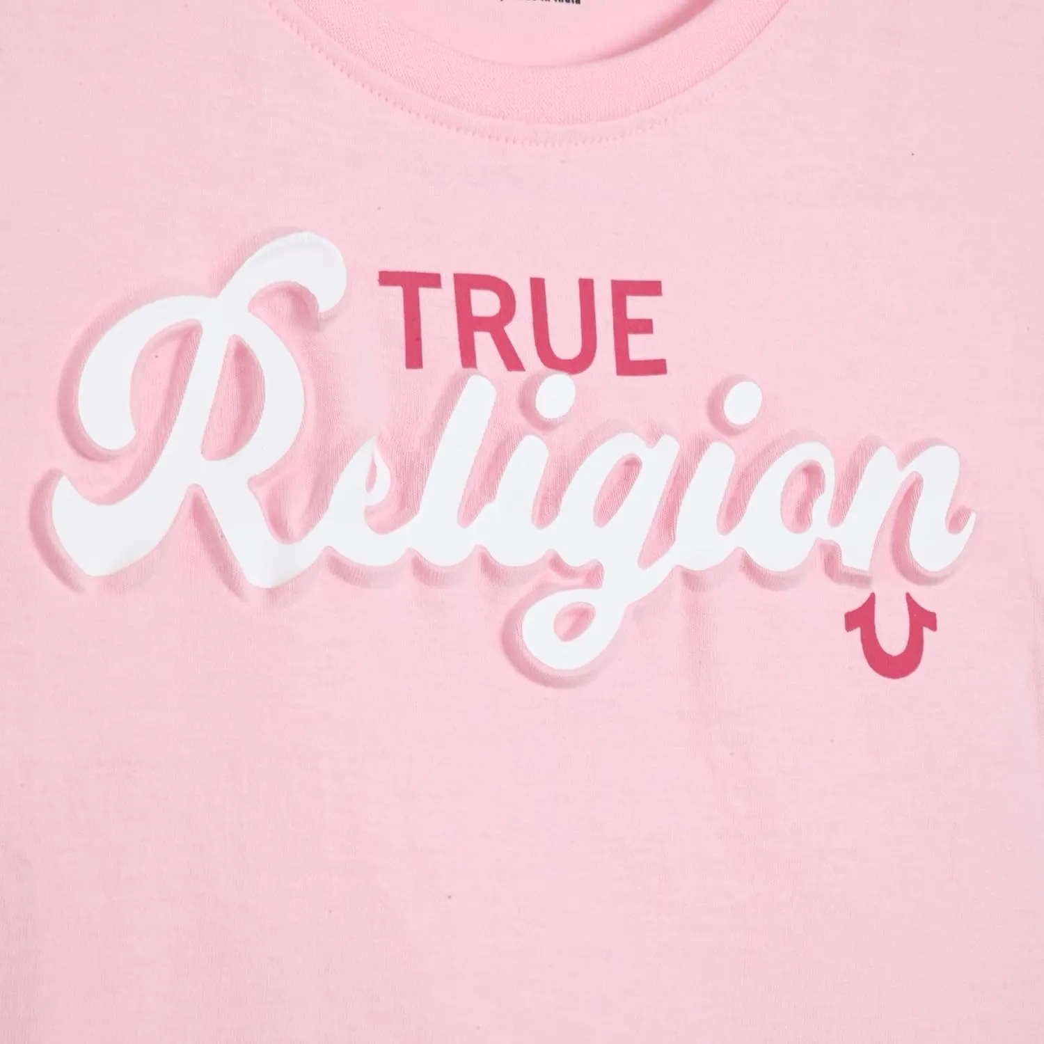 True Religion Girls Short Sleeve Tee Shirt with Embelishments - Soft and Comfortable Girls T-Shirts