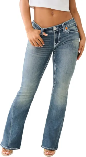 True Religion Women's Joey Low Rise Flare Super T​