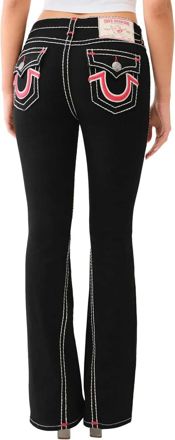 True Religion Women's Joey Low Rise Flare Super T​