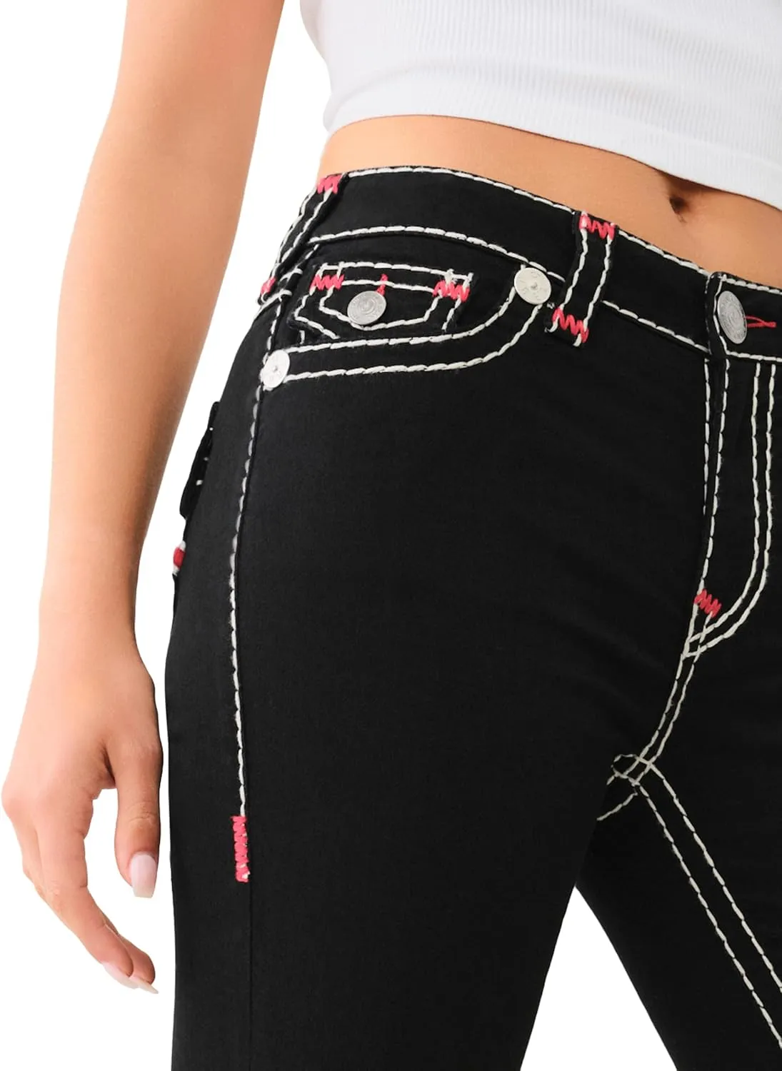 True Religion Women's Joey Low Rise Flare Super T​