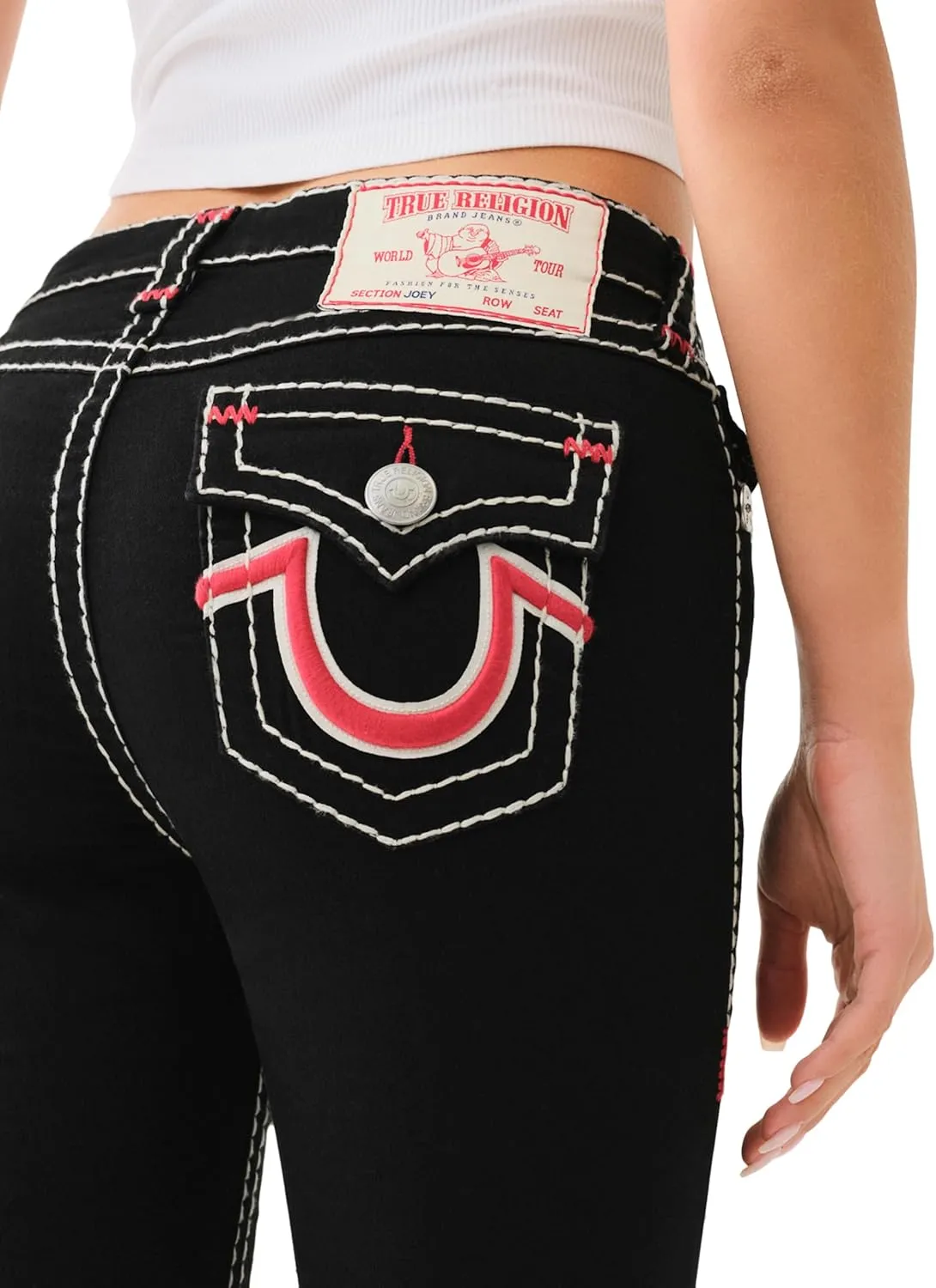 True Religion Women's Joey Low Rise Flare Super T​