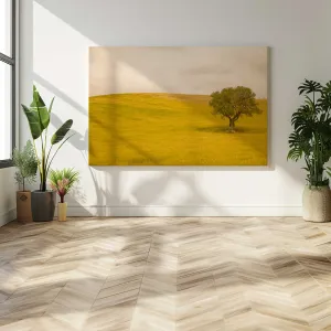 Tuscan Fields' Charm Large Canvas Print