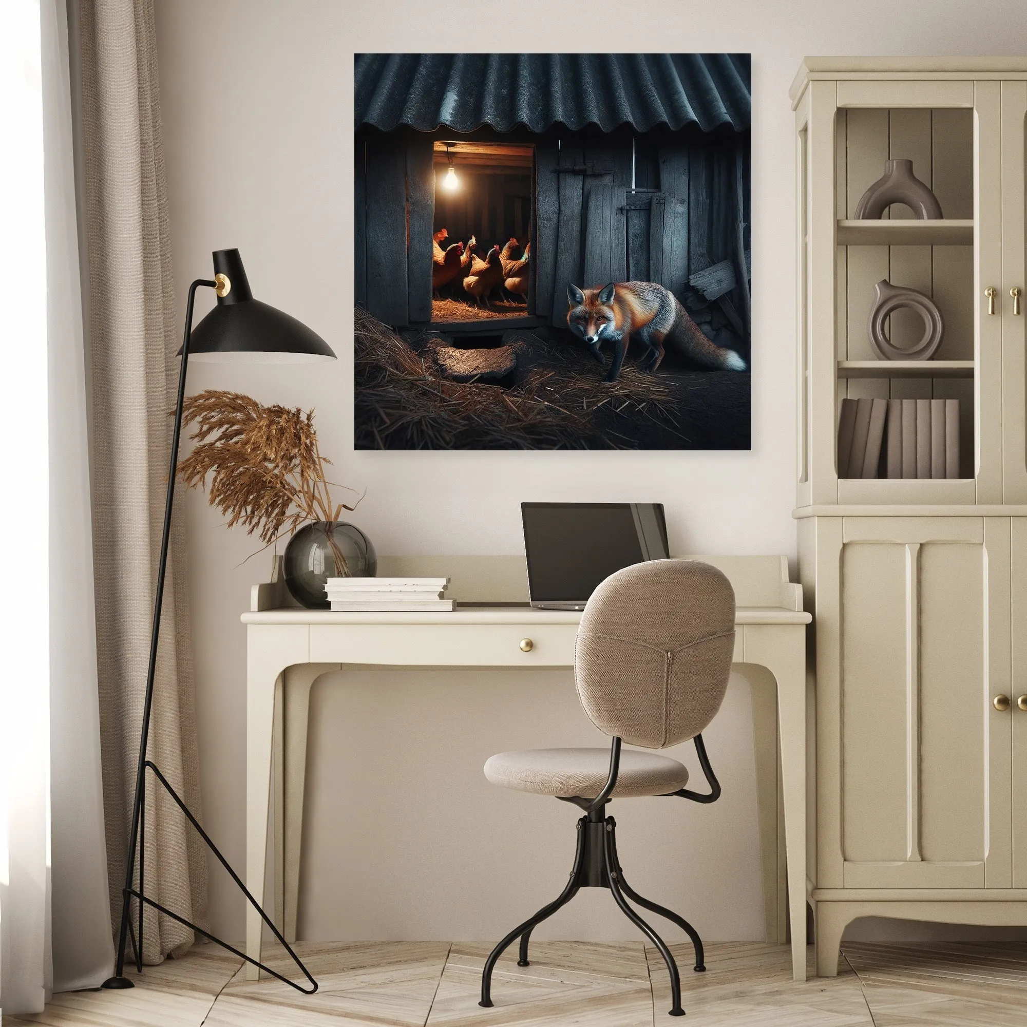 Twilight Fox Canvas