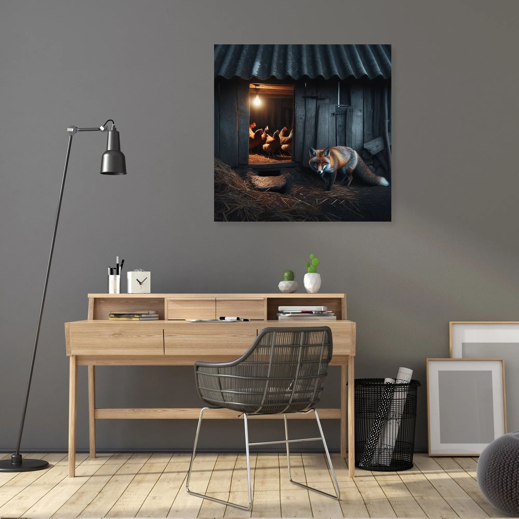 Twilight Fox Canvas
