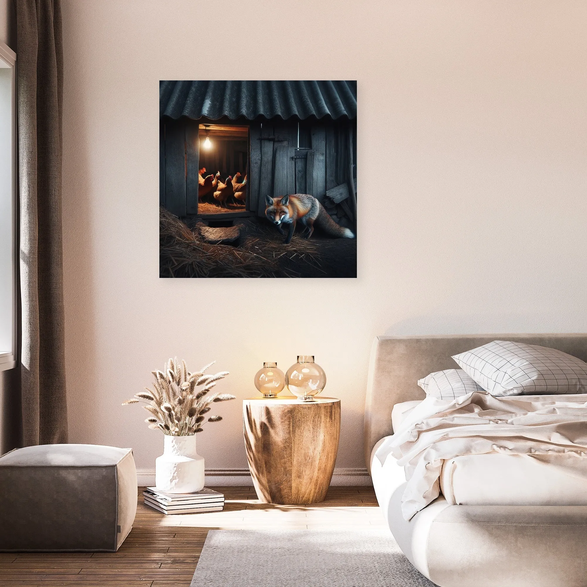 Twilight Fox Canvas
