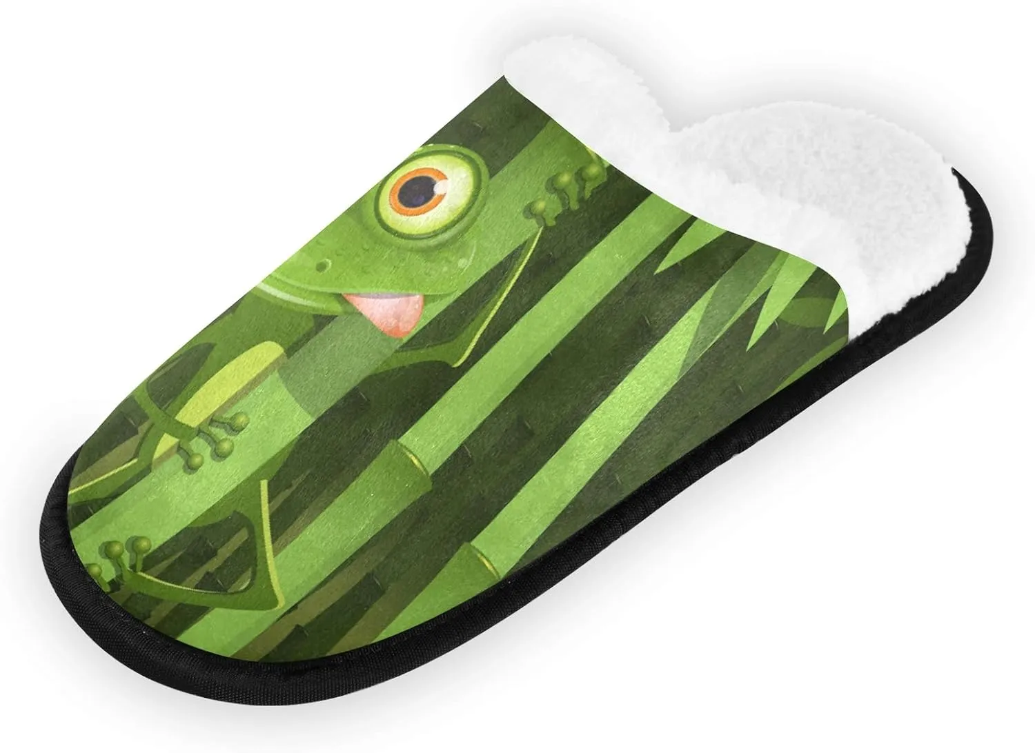 Unisex Slippers Fuzzy Feet Plush Cotton Slippers Anti-Slip Warm House Shoes M/L