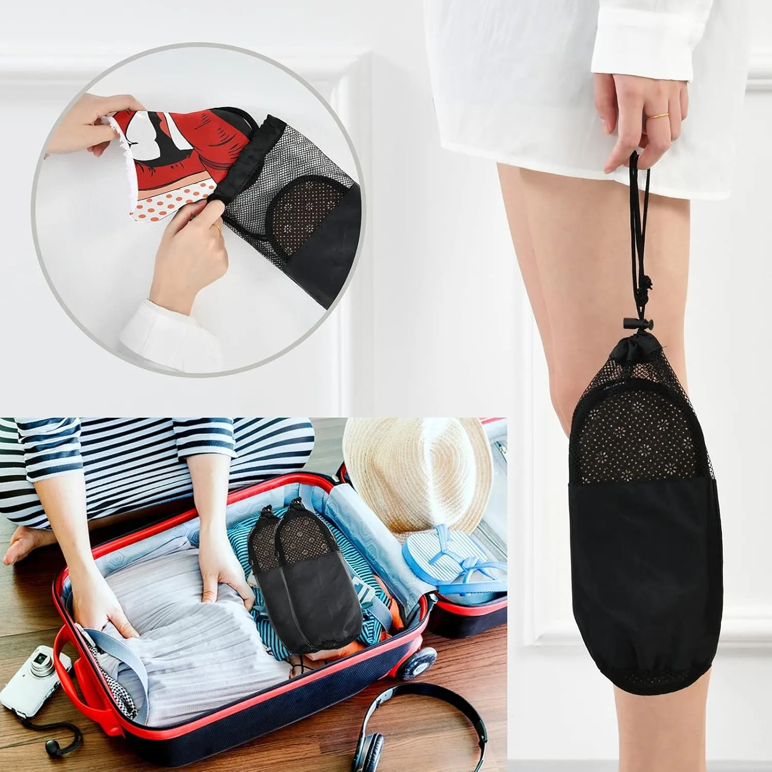 Unisex Slippers Fuzzy Feet Plush Slippers Anti-Slip Warm House Shoes M/L