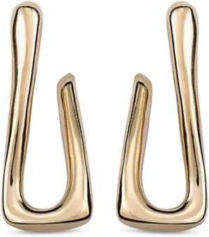 UNO de 50 PEN0795ORO Earrings, UNO de 50, Gold Plated Metal Alloy, No Gemstone