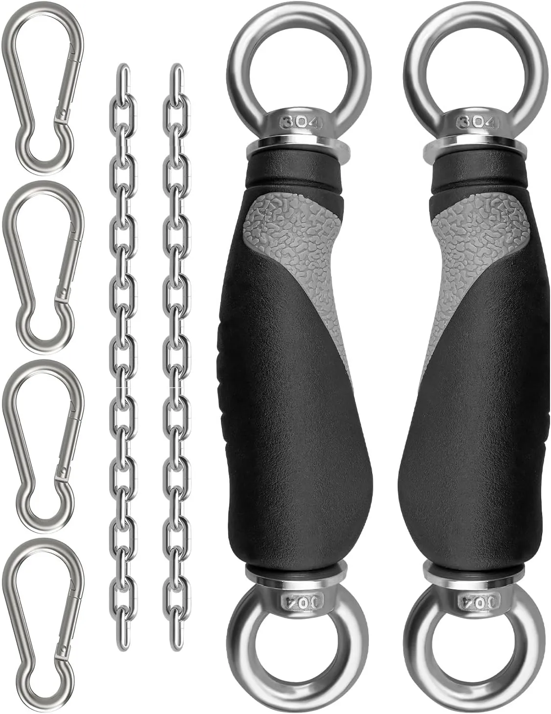 Upgrade LAT Tricep Rope Cable Attachment, Rubber Gym Exercise Handles for Cable, Ergonomic Single Handle Tricep Attachment Cable Machine, LAT Pull Down Attachments for DIY Workout Equipment