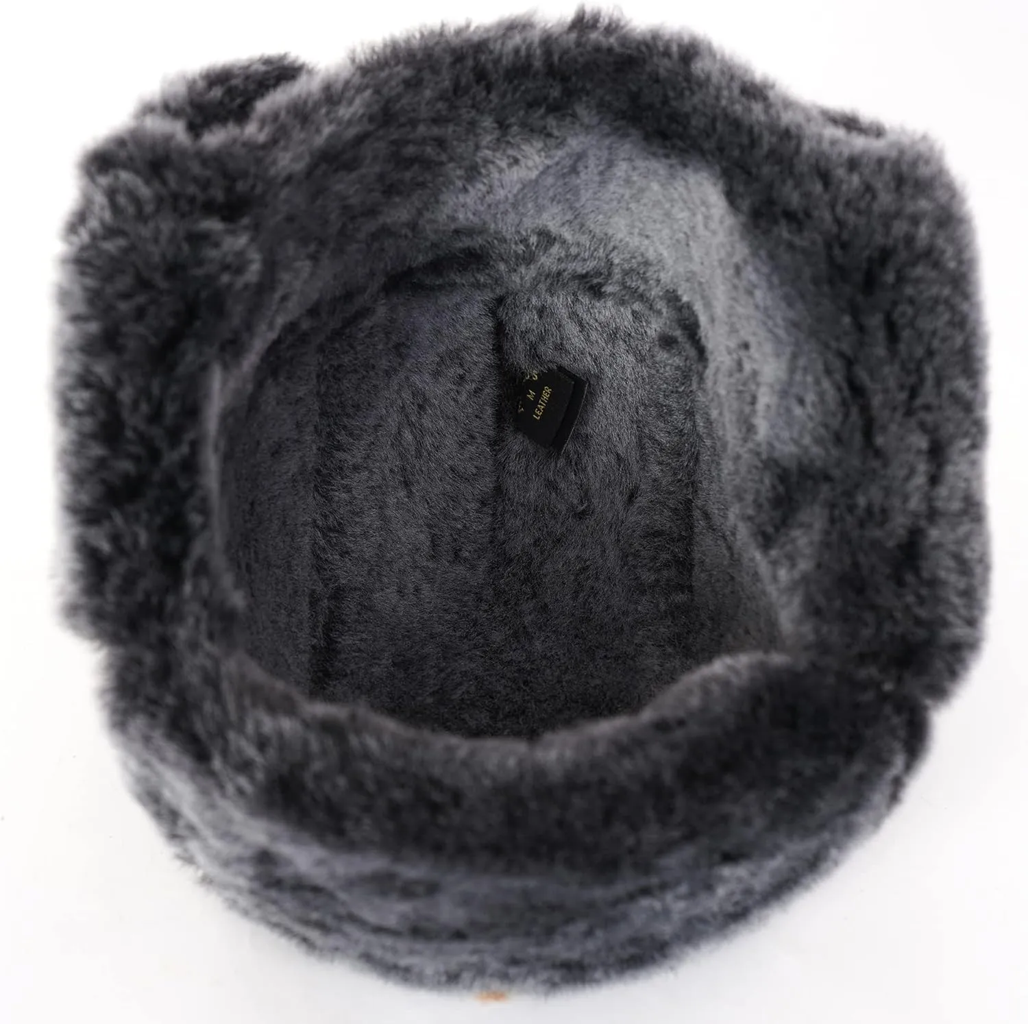 Ushanka Aviator Trapper Leather Hat Men Women, Sheepskin Fur Russian Soviet Earflaps Hat, Warm Outdoor Winter Hat 2024