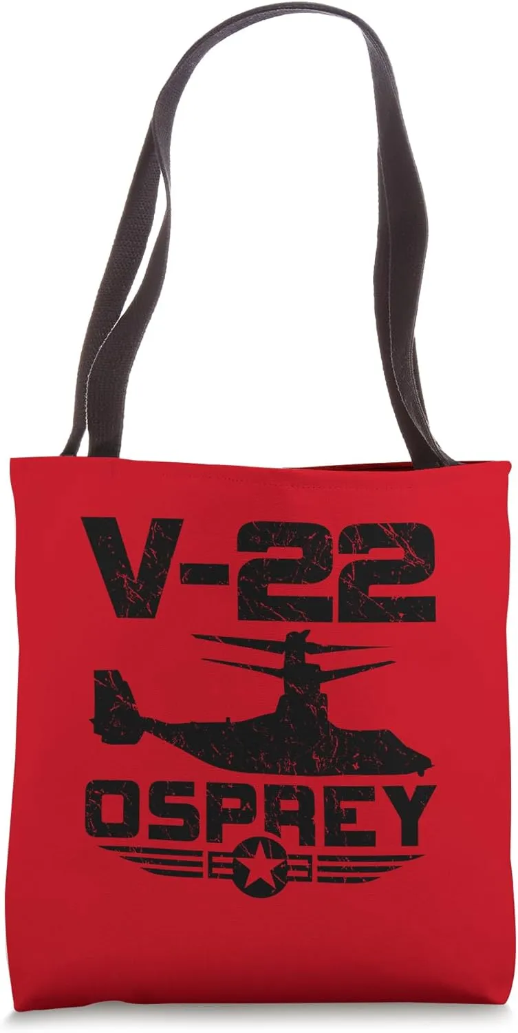 V-22 Osprey Multi-Mission Tilt-rotor Military Aircraft Tote Bag