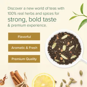 VAHDAM, Assorted Loose Leaf Tea Gift Set (10 Flavors) Gift Ideas for Women & Men | Herbal Tea, Green Tea, Chai Tea & Black Tea Sampler| Non-GMO, Gluten Free | Gifts for Him/Her