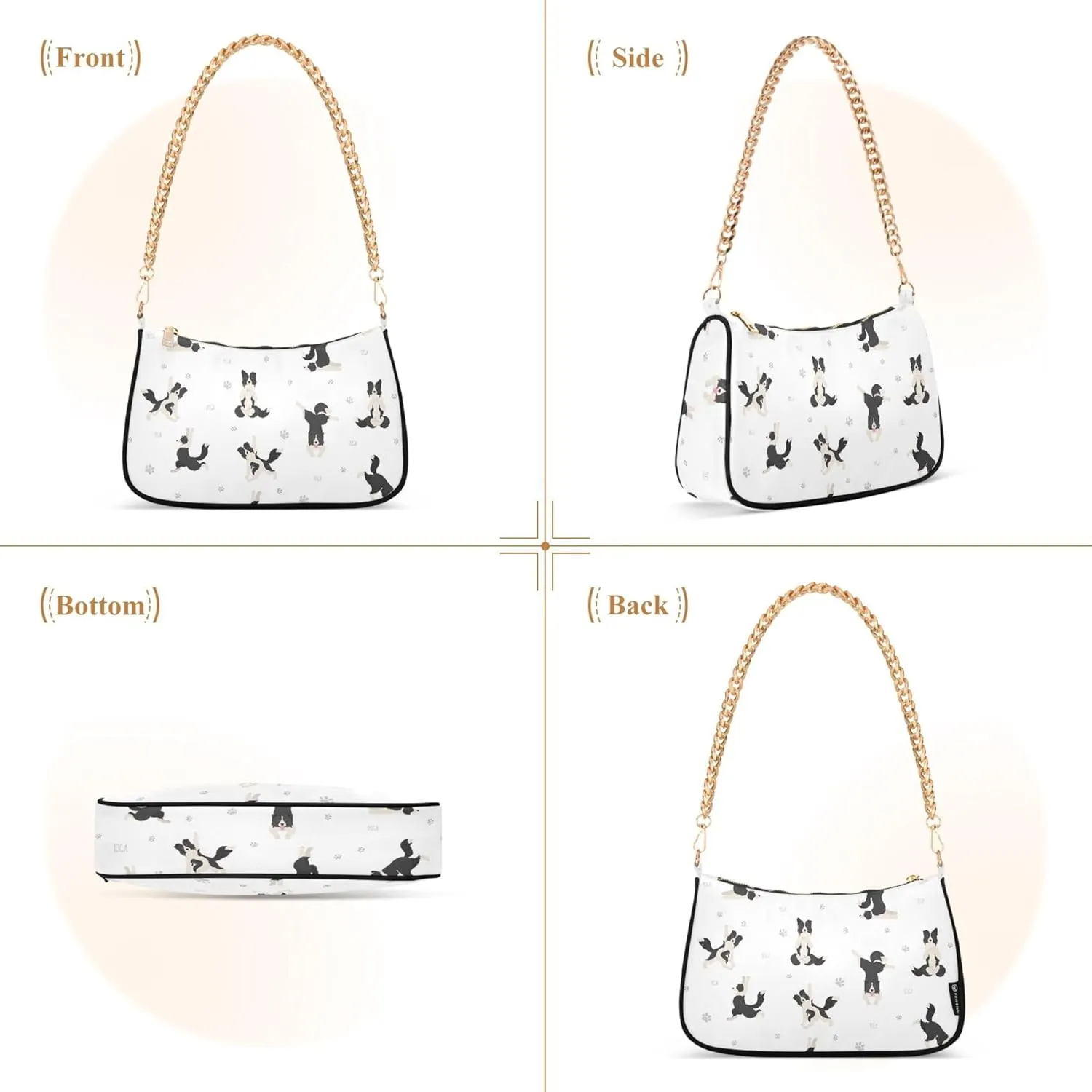 Valentines Hearts Womens Purse Hobo Party Clutch Women Shoulder Handbag Chain Shoulder Handbag
