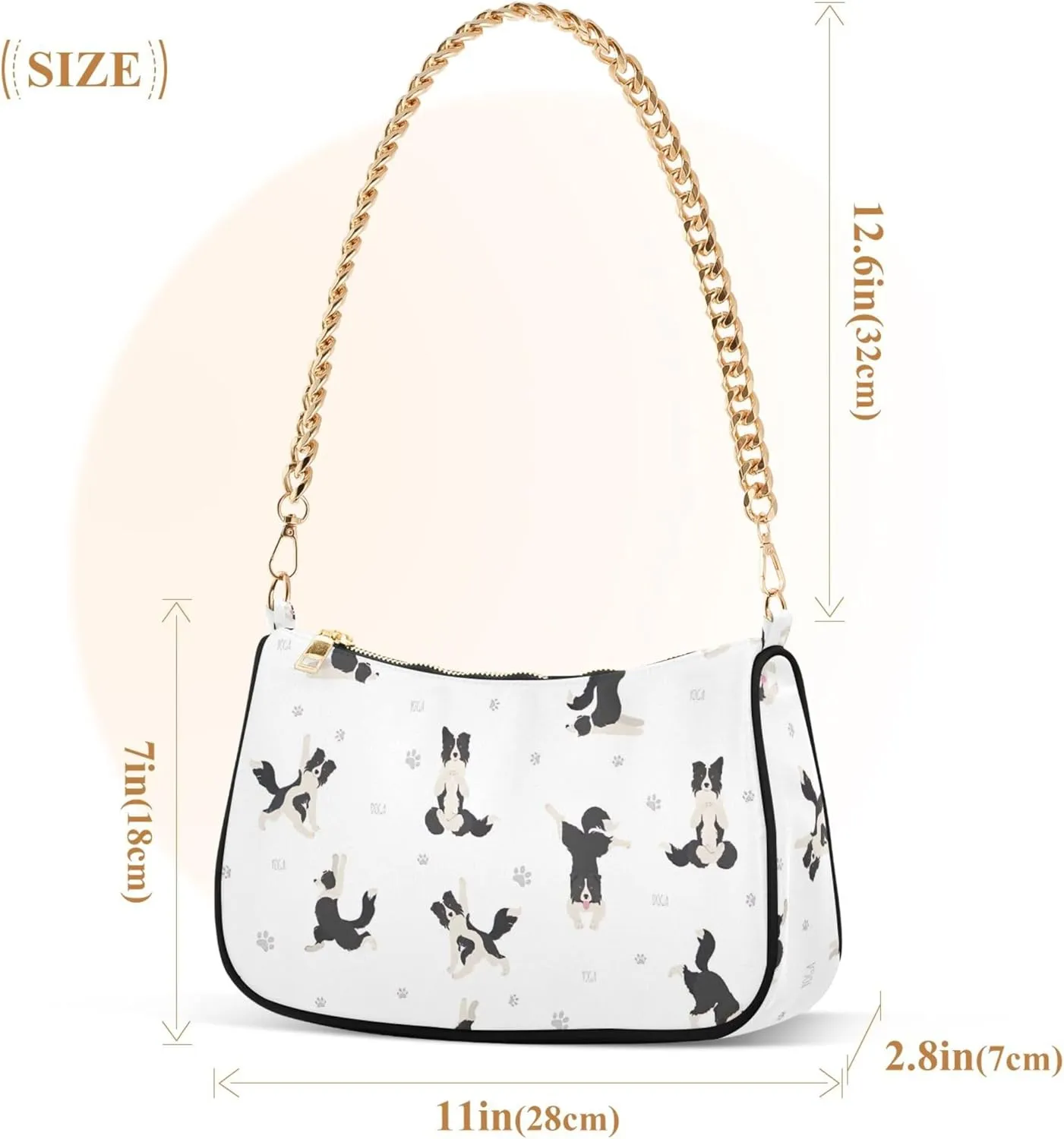 Valentines Hearts Womens Purse Hobo Party Clutch Women Shoulder Handbag Chain Shoulder Handbag