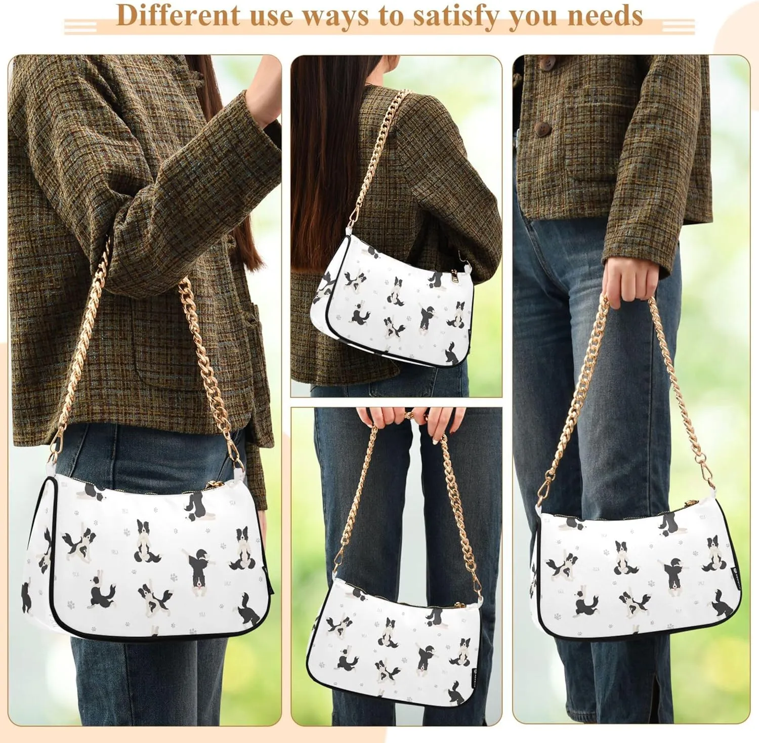 Valentines Hearts Womens Purse Hobo Party Clutch Women Shoulder Handbag Chain Shoulder Handbag