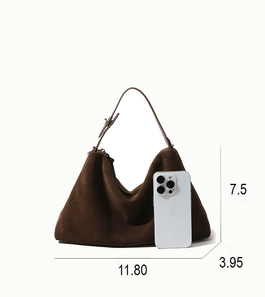 Velora Suede Hobo